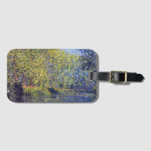 Kringel i Eptefloden nära Giverny av Claude Monet Bagagebricka