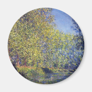 Kringel i Eptefloden nära Giverny av Claude Monet Magnet