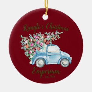 Kringles julsemporium julgransprydnad keramik