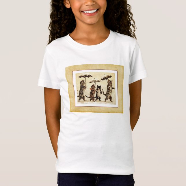 Kringresande katter t-shirt (Framsida)