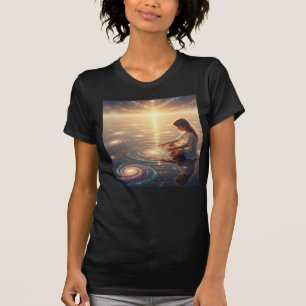 Kringskapelsens krusningar – Inre barn av kosmisk T Shirt