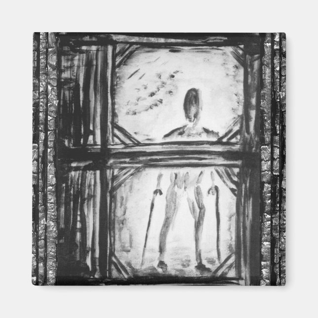 Kripplad man magnet (Framsidan)