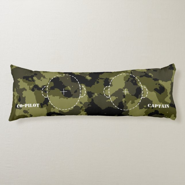 Kris av två stöttanordningar kroppskudde (Framsidan)