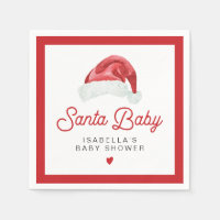 KRIS Cute och Modern Santa Baby Shower Bord