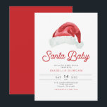 KRIS Cute och Modern Santa Baby Shower Inbjudningar<br><div class="desc">Den här "Santa Baby"-inbjudan till babyduschen innehåller en vattenfärg och ett sött,  modernt,  inspirerat typsnitt. Den här babyduschen inbjudan är perfekt för din jul-,  vinter- eller helgdag-temahändelse. Pair med något i KRIS Samling för ett sammanhängande utseende.</div>