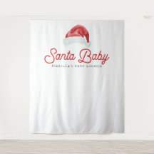 KRIS Cute och Modern Santa Baby Shower Photo