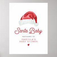KRIS Cute och Modern Santa Baby Shower Välkommen