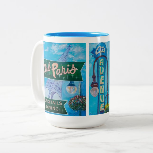 Kris & Dee 4:e Ave. / Girdwood / Klubb Paris mugg (Framsida vänster)