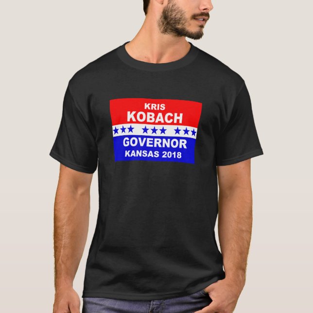 Kris Kobach regulatorKansas T-tröja 2018 T Shirt (Framsida)
