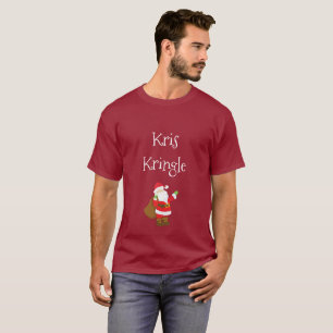 Kris Kringle alias Jultomten Anpassningsbar Text T Shirt