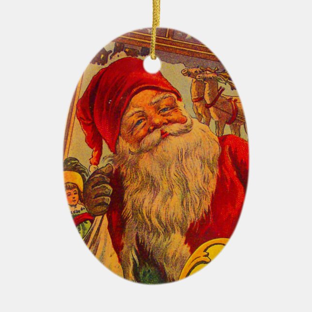 Kris Kringle alias Jultomten Ornament (Framsidan)