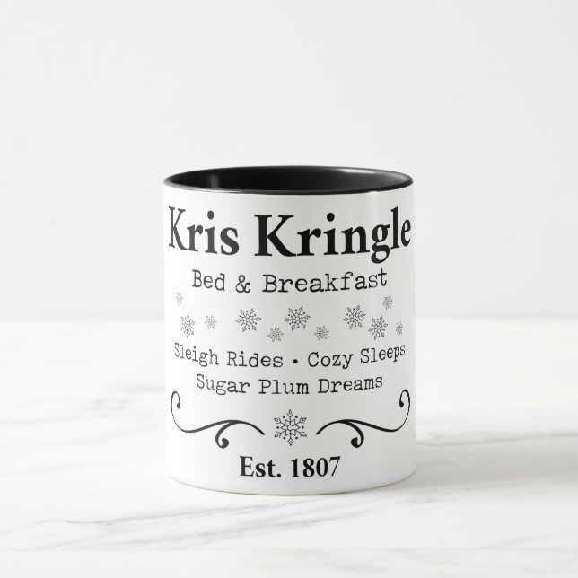 Kris Kringle Bed and Breakfast Mugg (Center)