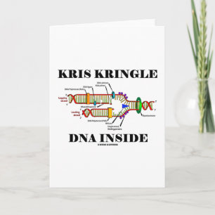 Kris Kringle DNA-insida (DNA-replicationen) Helgkort