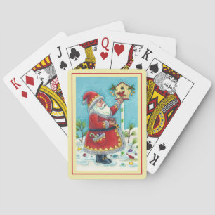 KRIS KRINGLE MATANDE REDBIRDS, CHRISTMAS BIRDHOUSE CASINOKORT