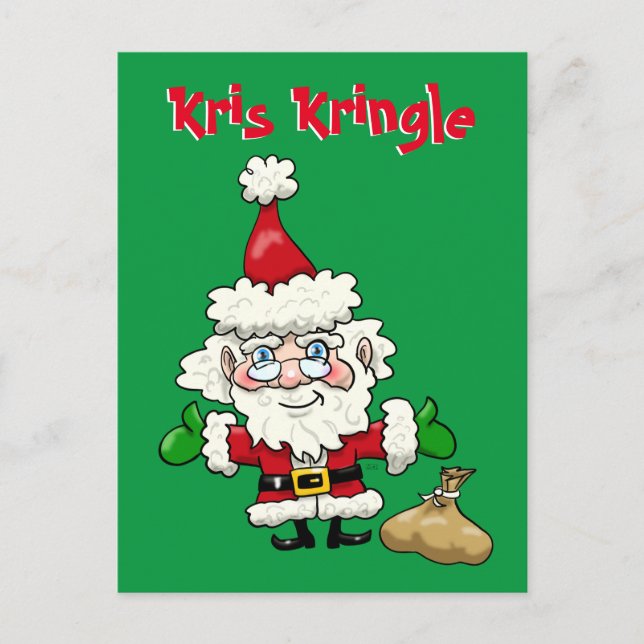 Kris Kringle Vykort (Framsida)