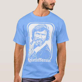 Kris Kristofferson Retro Stil Fläkt Gift T Shirt