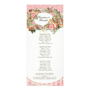 Kris London Beauty - Baroque English Ro Blommigt Reklamkort