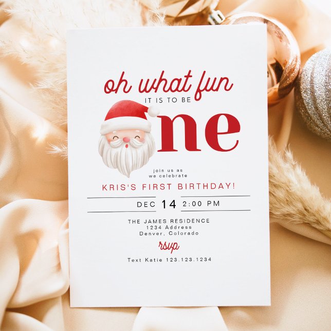 KRIS, vilken Roligt ska vara en första födelsedag? Inbjudningar (Skapare uppladdad)