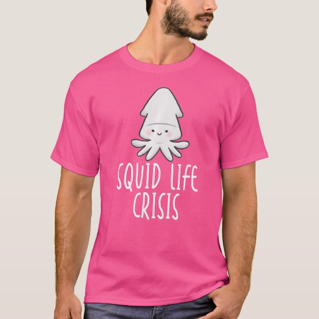 Krisen i bläckfisken av bläckfisk t shirt (Framsida)
