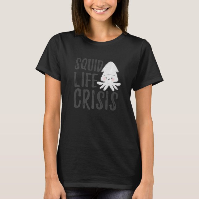 Krisen i bläckfisken Octopus bläckfisk 1 T Shirt (Framsida)