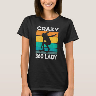 Kriset för kvinnor 360 Dam för en Skater Dam T Shirt