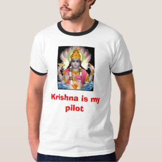 Krishna är mitt pilot- t-shirt