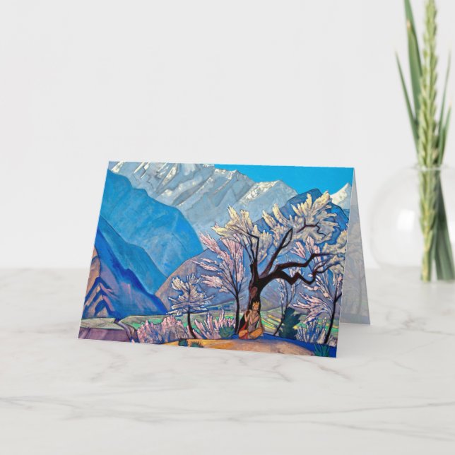 Krishna av Nicholas Roerich - kort (Framsida)