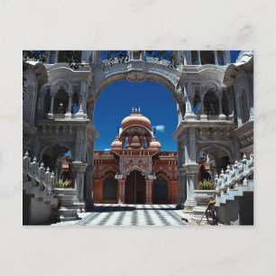 Krishna Balaram Temple, norra Uttar Pradesh, i Vykort