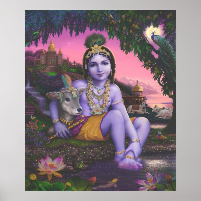 Krishna Chandra print Poster (Framsidan)