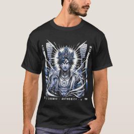 Krishna Cosmic Sketch Art Gud Yoga Vedic Hindu T Shirt