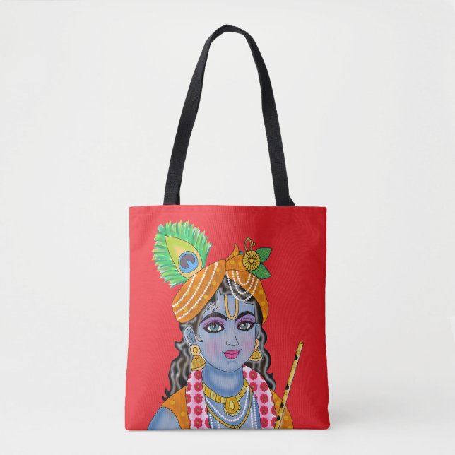 Krishna-handväska Tygkasse (Framsida)