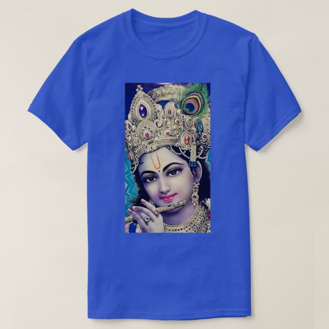 Krishna Hindu Gud T Shirt (Design framsida)