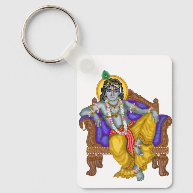 Krishna Keychain Nyckelring (Framsida)