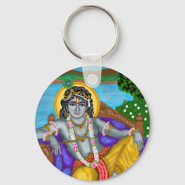 Krishna Keychain Nyckelring (Framsida)