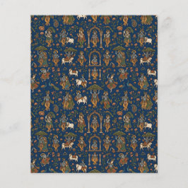 Krishna-mönster Flygblad