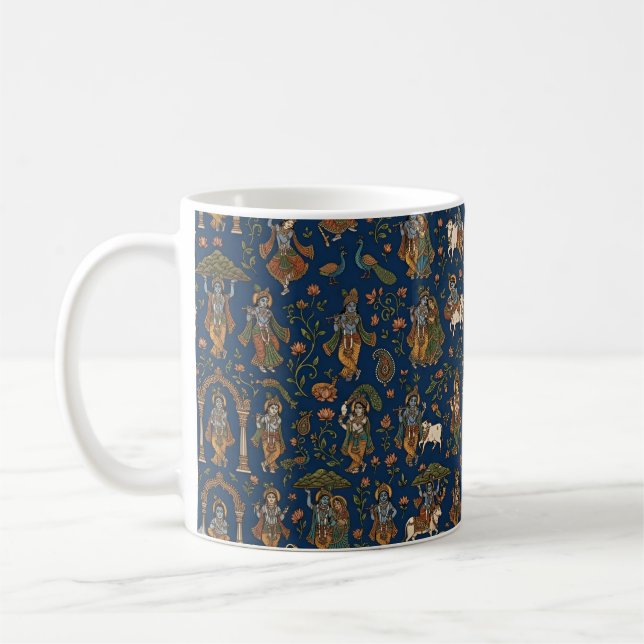 Krishna Mönster Kaffemugg (Vänster)