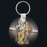 Krishna Nyckelring<br><div class="desc">underbar bild i Krishna & Radha</div>