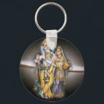 Krishna Nyckelring<br><div class="desc">underbar bild i Krishna & Radha</div>