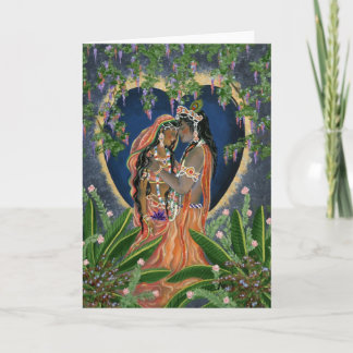 Krishna och Radha Kort