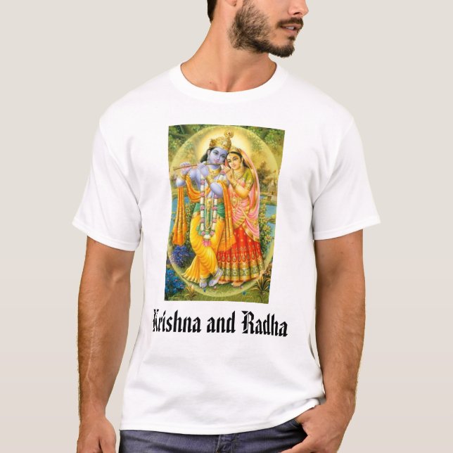 Krishna och Radha, Krishna och Radha T Shirt (Framsida)