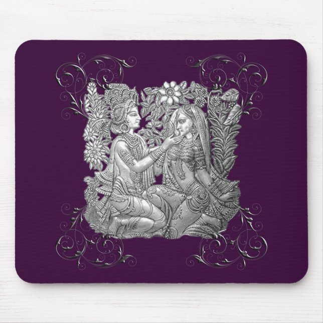 Krishna och Radha Musmatta (Framsidan)
