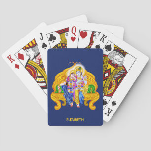 Krishna Radha Vigneshwara Psykedelisk hinduism Casinokort