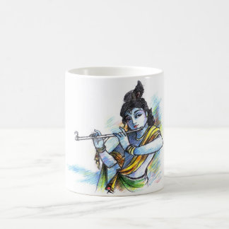 Krishna skissar kaffemugg