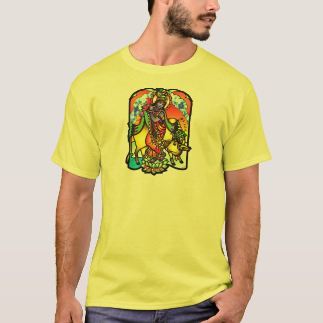 Krishna skjorta t-shirt (Framsida)