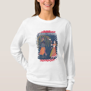 Krishna som leker en flöjt, från 'Vahulaen T Shirt