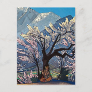 “Krishna - vår i Kulu” av Nicholas Roerich Vykort