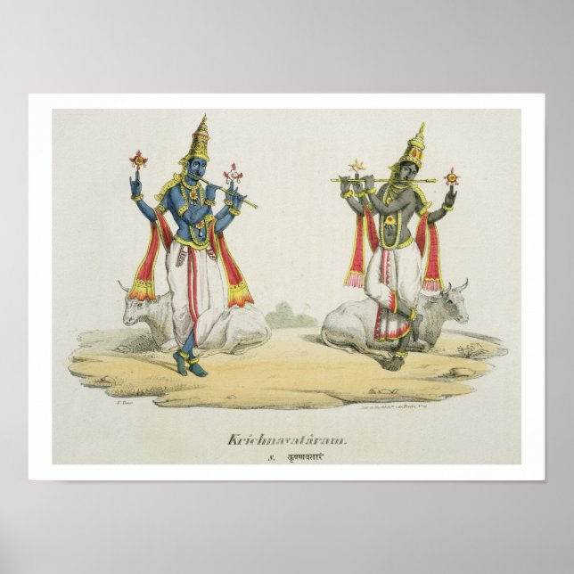 Krishna Venugopala, graverat av de Marlet och du B Poster (Framsidan)