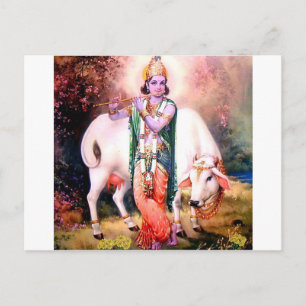 krishna vykort