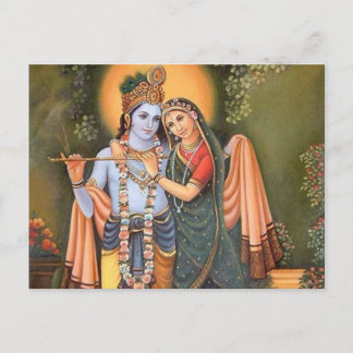krishna vykort