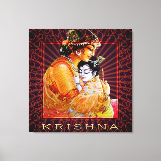 KRISHNA - Wrapped Canvas (Framsida)